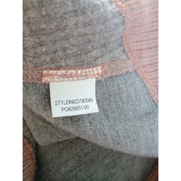 prAna Brandie sweater in light mauve heather small wool blend pink cozy warm - Picture 13 of 16